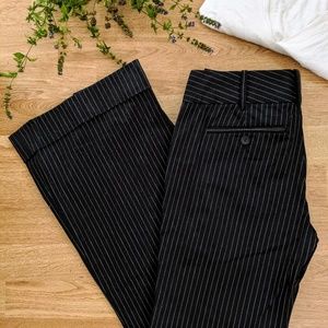 Wide Leg Pinstripe Pant- Club Monaco (long/crop)